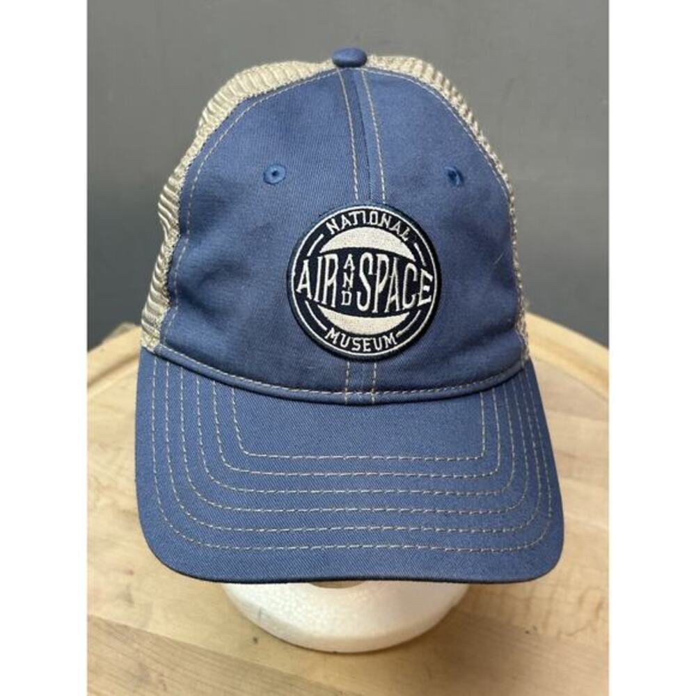 National Air And Space Museum Ball Cap‎ Hat Blue Adjustable Trucker